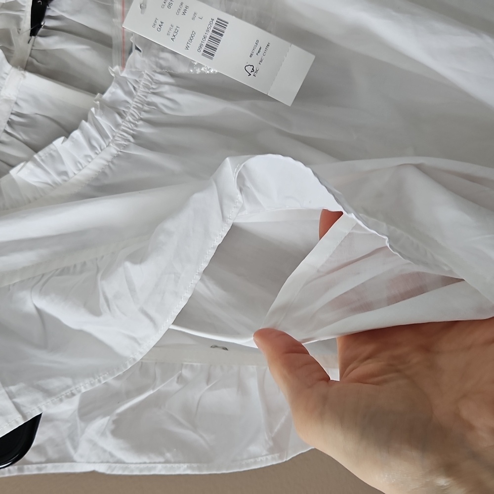 J. Crew White Ruffle Sleeve Dress - Picture 10 of 10